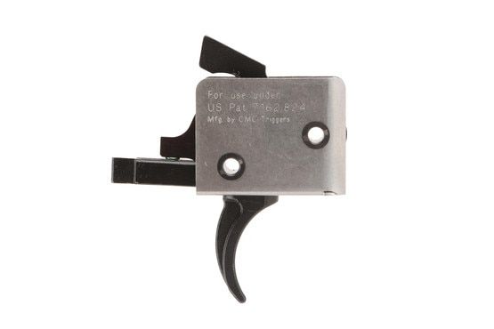 The CMC Triggers drop in trigger kit for ar15 and ar10 has a curved trigger bow